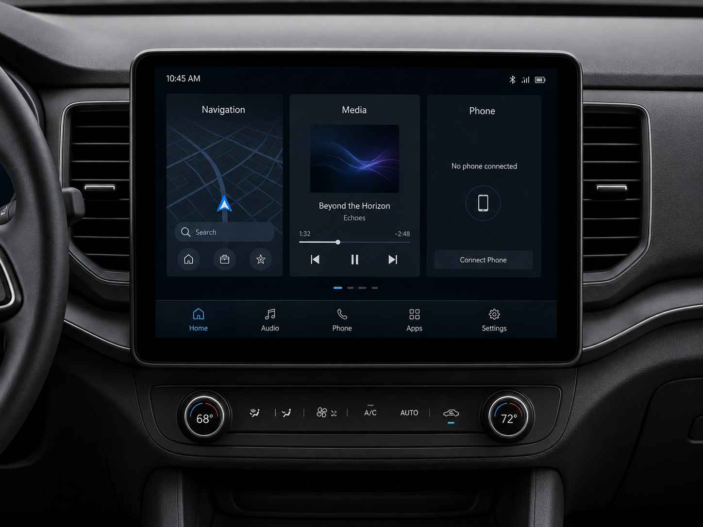 Infotainment Touchscreen Panel